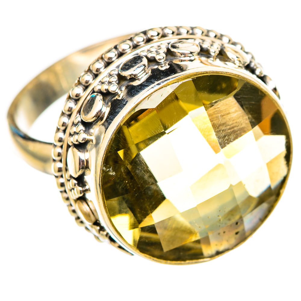 Lemon Quartz Rings handcrafted by Anasilvercos - RING115450 - Photo 2