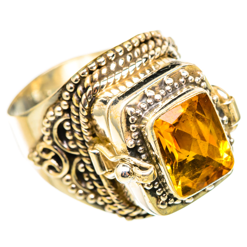 Mandarin Citrine Rings handcrafted by Anasilvercos - RING115458 - Photo 2