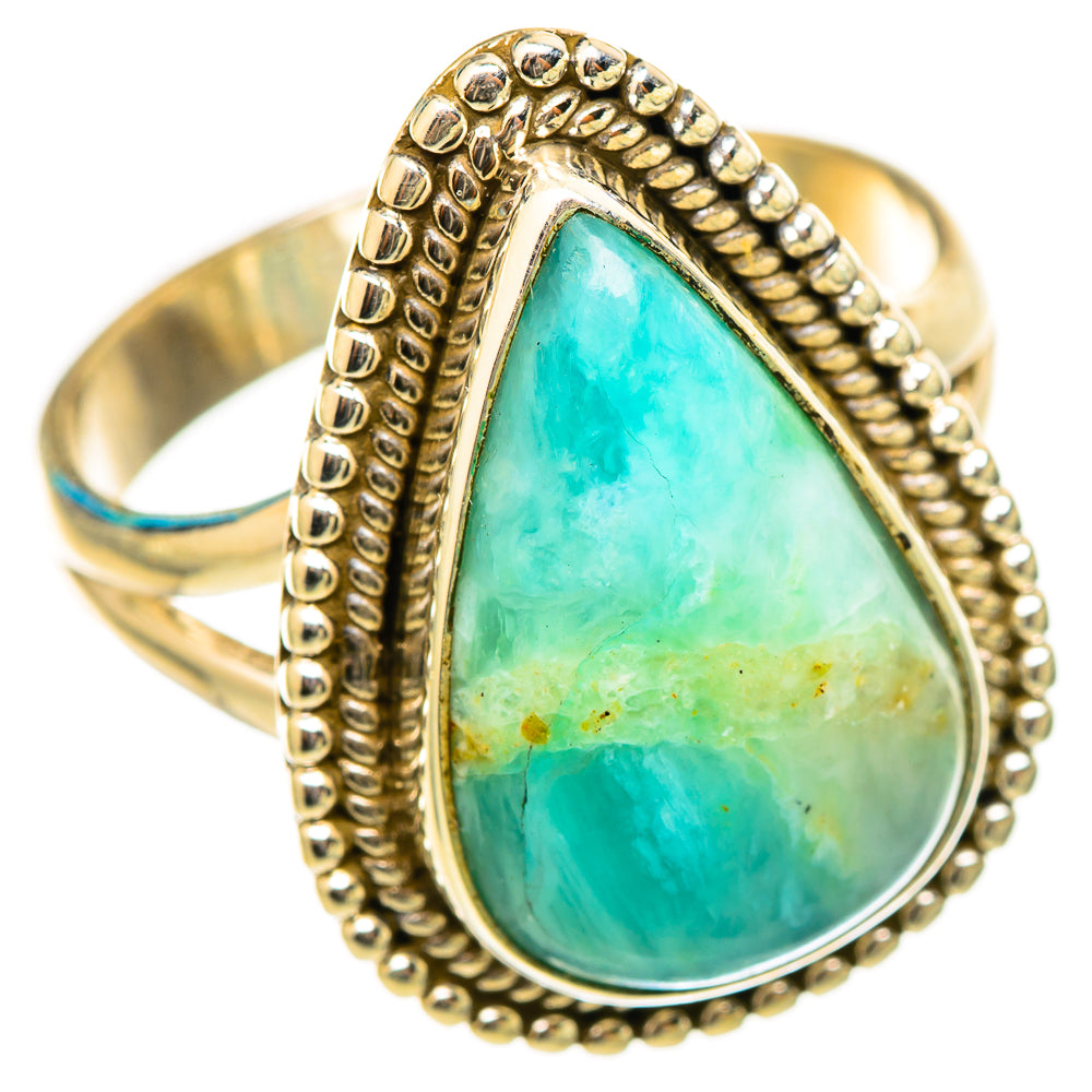 Peruvian Opal Rings handcrafted by Anasilvercos - RING115487 - Photo 2