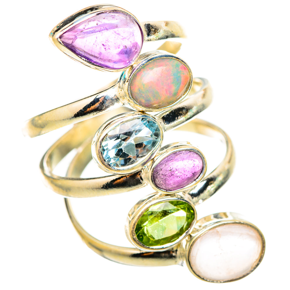 Ethiopian Opal Rings handcrafted by Anasilvercos - RING115542 - Photo 2