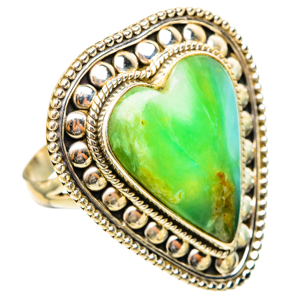Peruvian Opal Rings handcrafted by Anasilvercos - RING115553 - Photo 2