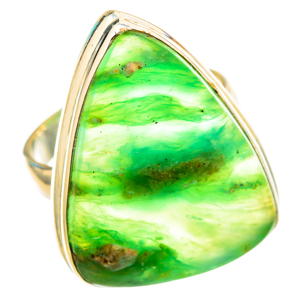 Peruvian Opal Rings handcrafted by Anasilvercos - RING115568 - Photo 2