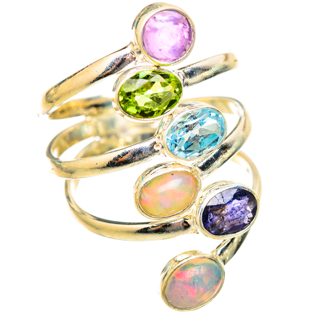 Ethiopian Opal Rings handcrafted by Anasilvercos - RING115572 - Photo 2