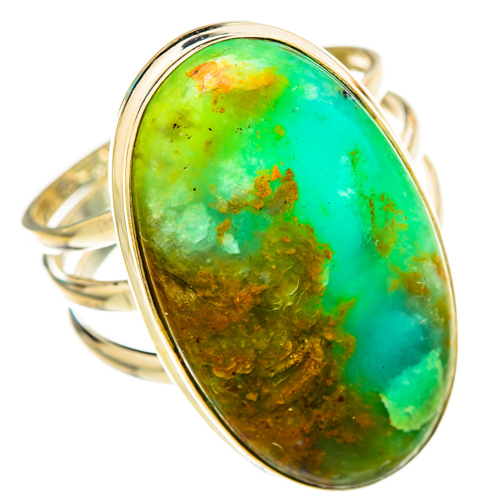 Peruvian Opal Rings handcrafted by Anasilvercos - RING115586 - Photo 2