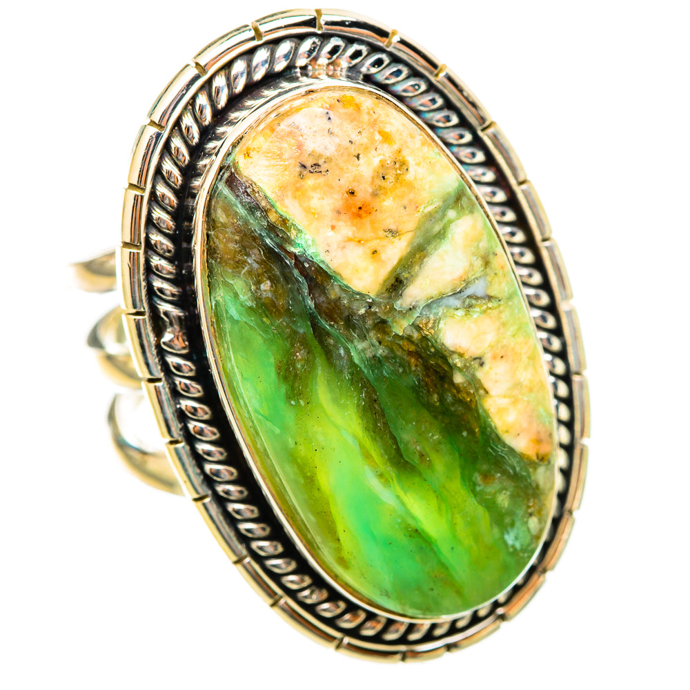 Peruvian Opal Rings handcrafted by Anasilvercos - RING115587 - Photo 2