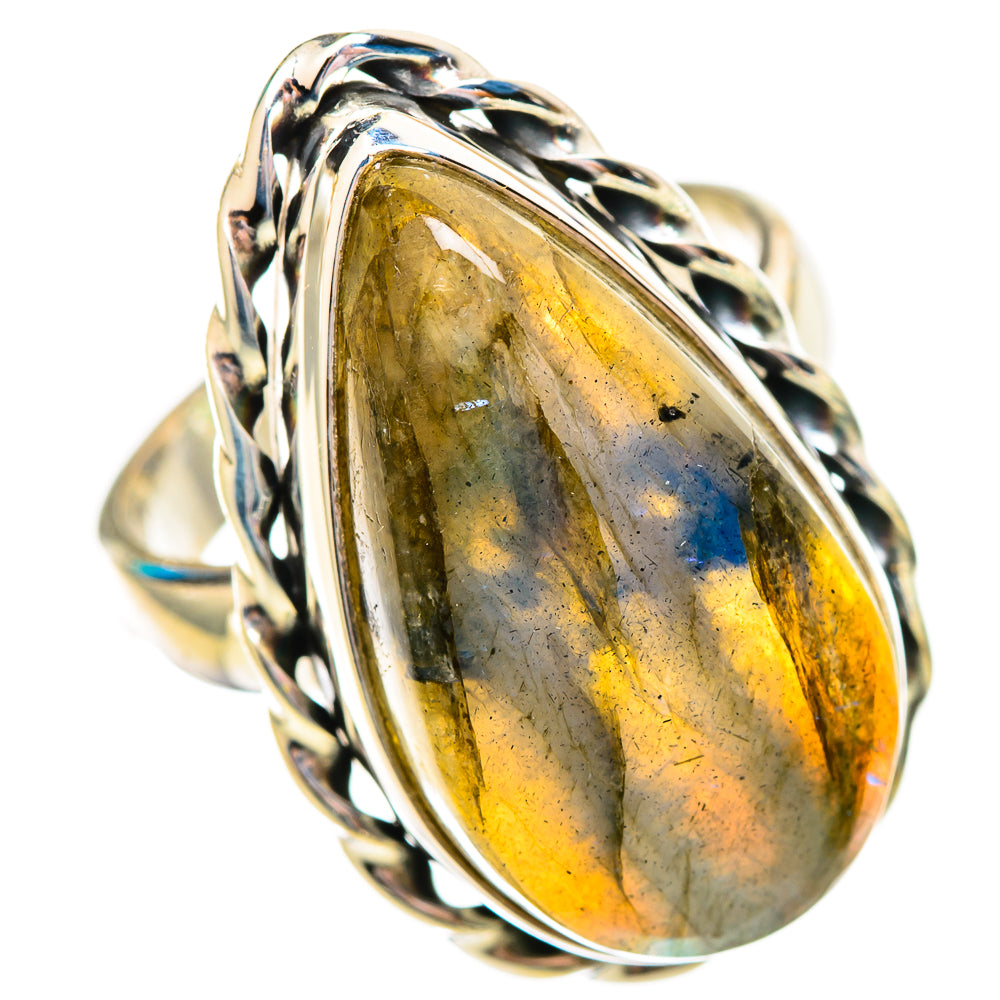 Labradorite Rings handcrafted by Anasilvercos - RING115595 - Photo 2