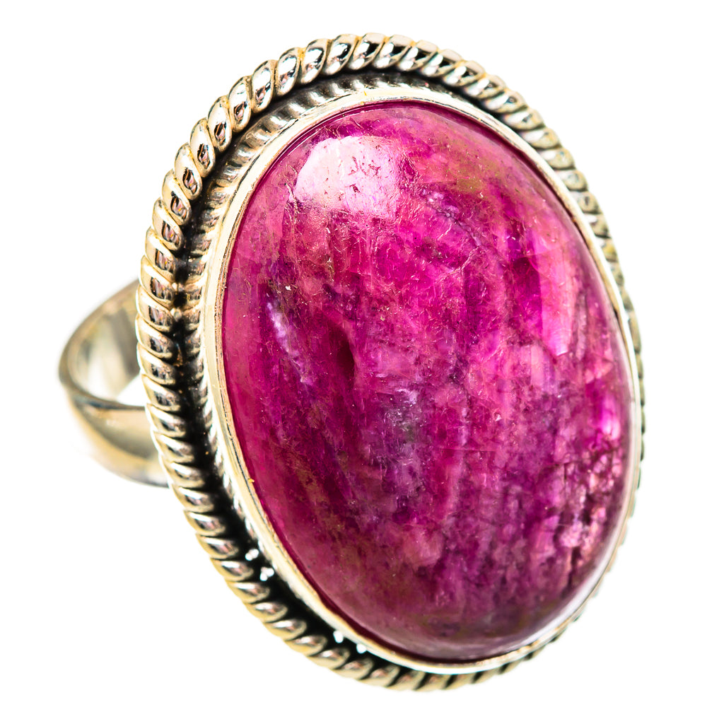 Ruby Fuchsite Rings handcrafted by Anasilvercos - RING115604 - Photo 2