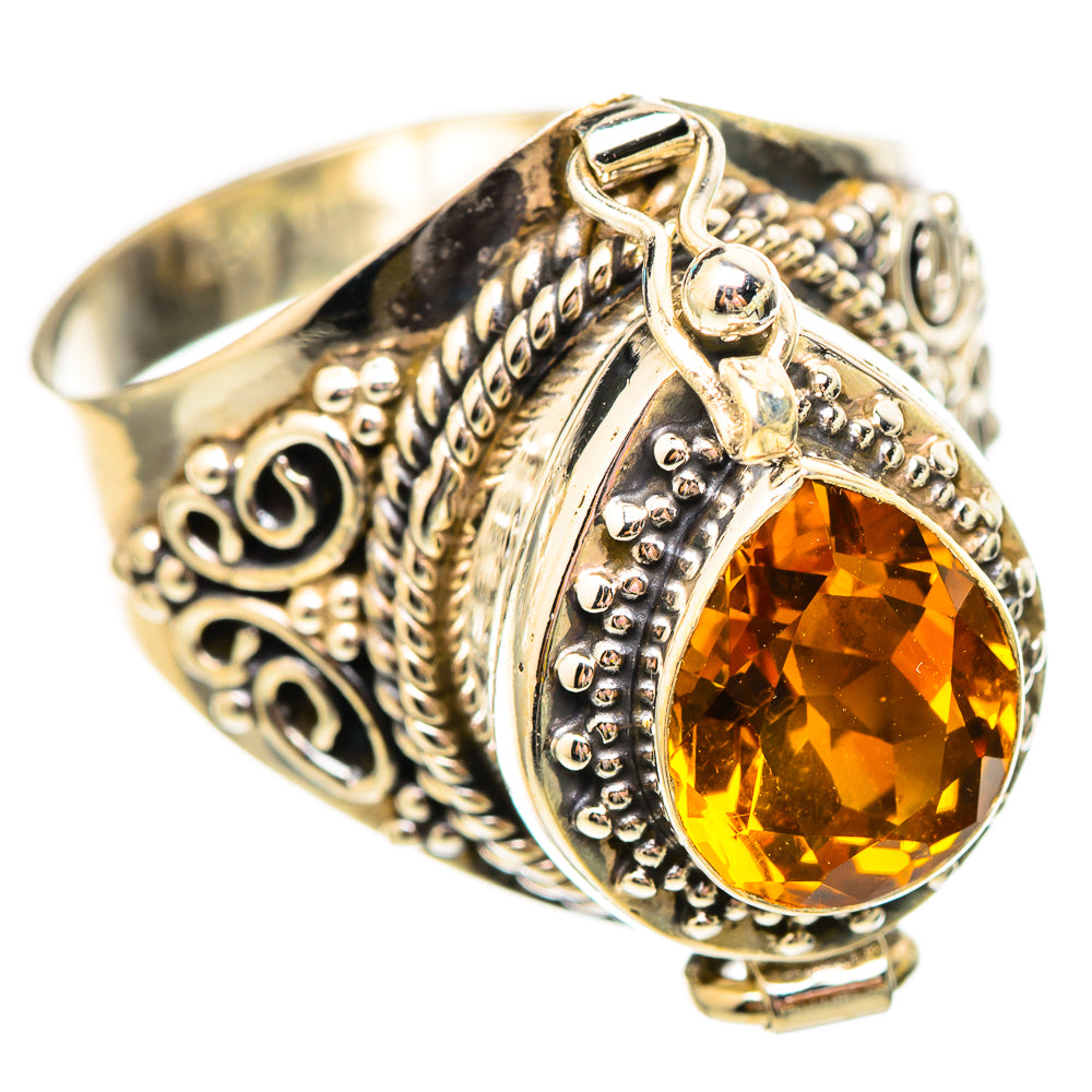 Mandarin Citrine Rings handcrafted by Anasilvercos - RING115623 - Photo 2