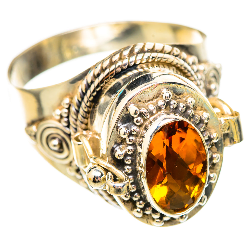 Mandarin Citrine Rings handcrafted by Anasilvercos - RING115665 - Photo 2