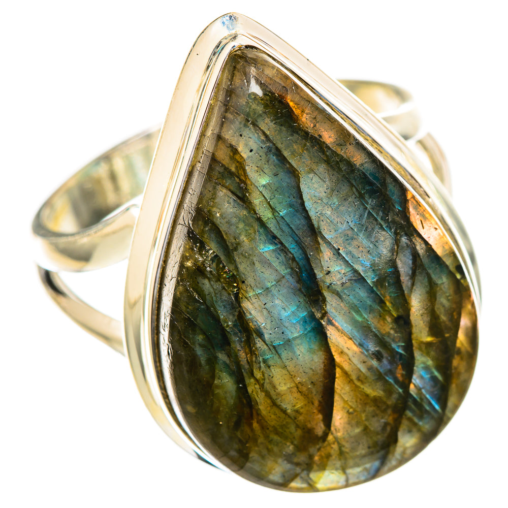 Labradorite Rings handcrafted by Anasilvercos - RING115676 - Photo 2