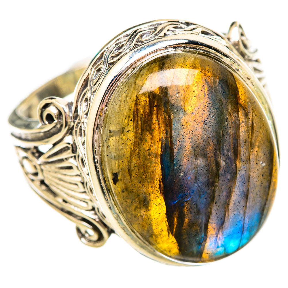 Labradorite Rings handcrafted by Anasilvercos - RING115680 - Photo 2
