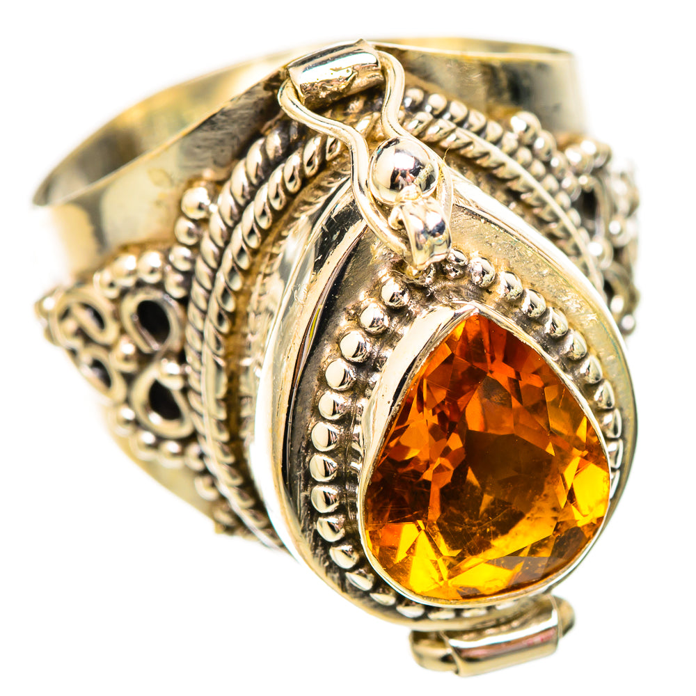 Mandarin Citrine Rings handcrafted by Anasilvercos - RING115683 - Photo 2