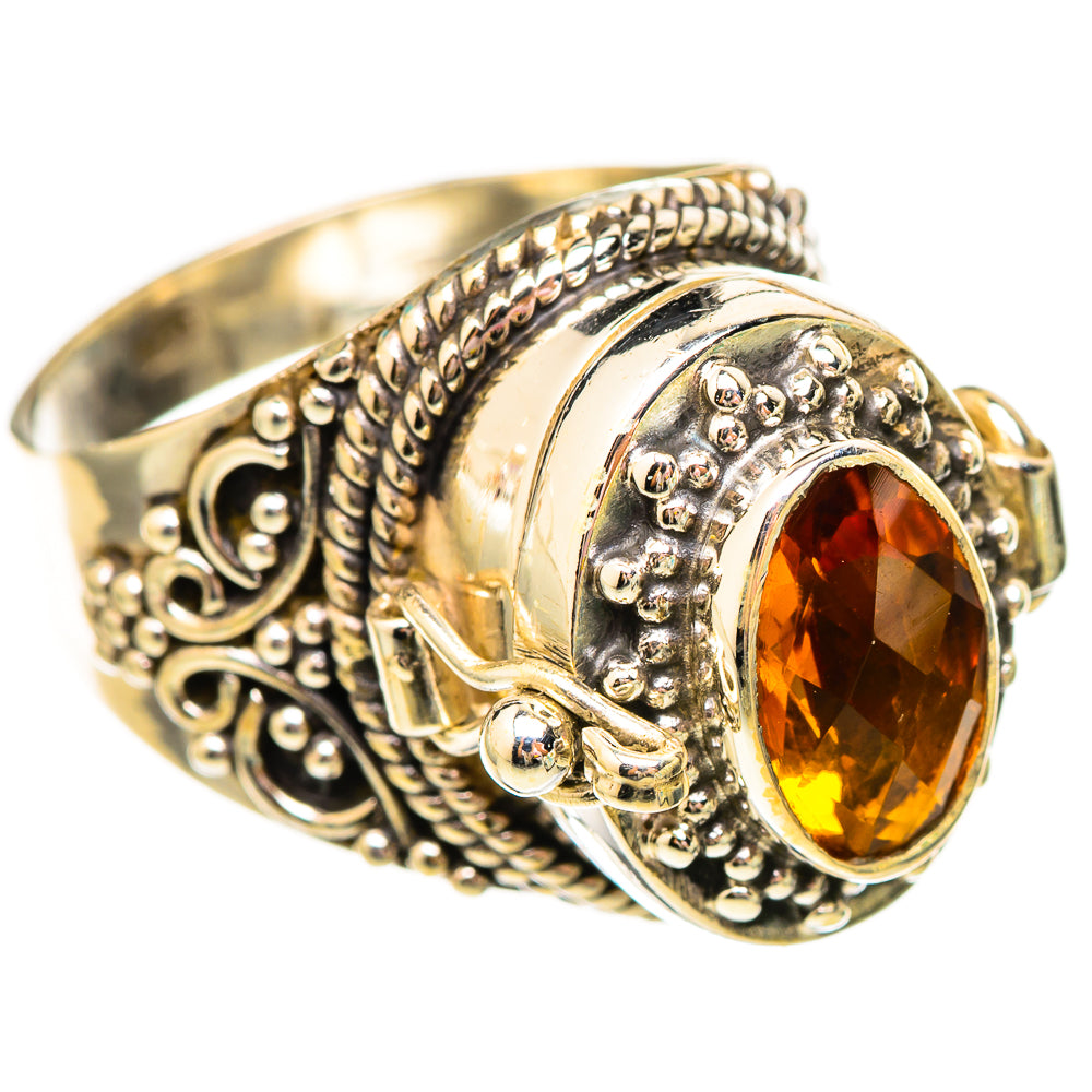 Mandarin Citrine Rings handcrafted by Anasilvercos - RING115684 - Photo 2