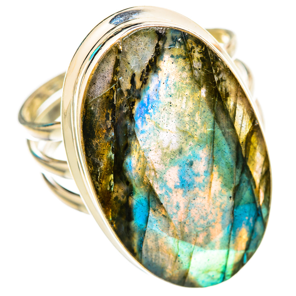Labradorite Rings handcrafted by Anasilvercos - RING115698 - Photo 2