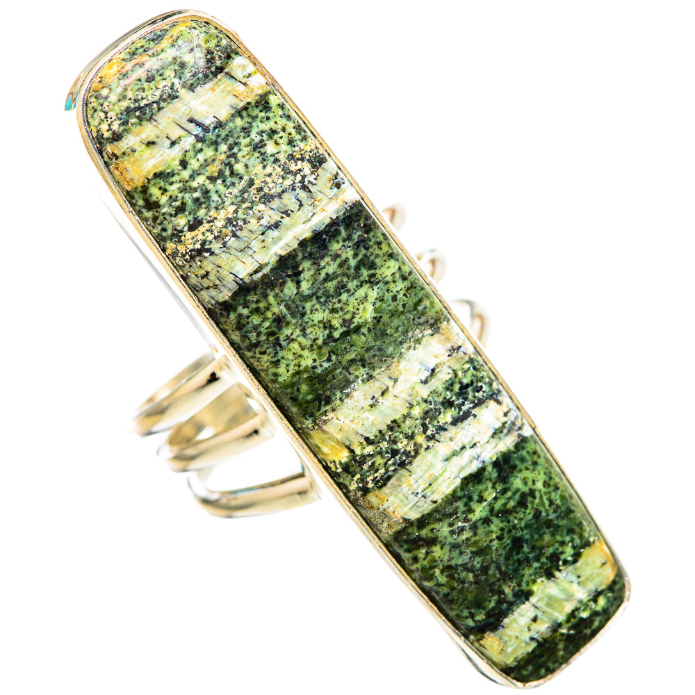 Green Swiss Opal Rings handcrafted by Anasilvercos - RING115745 - Photo 2