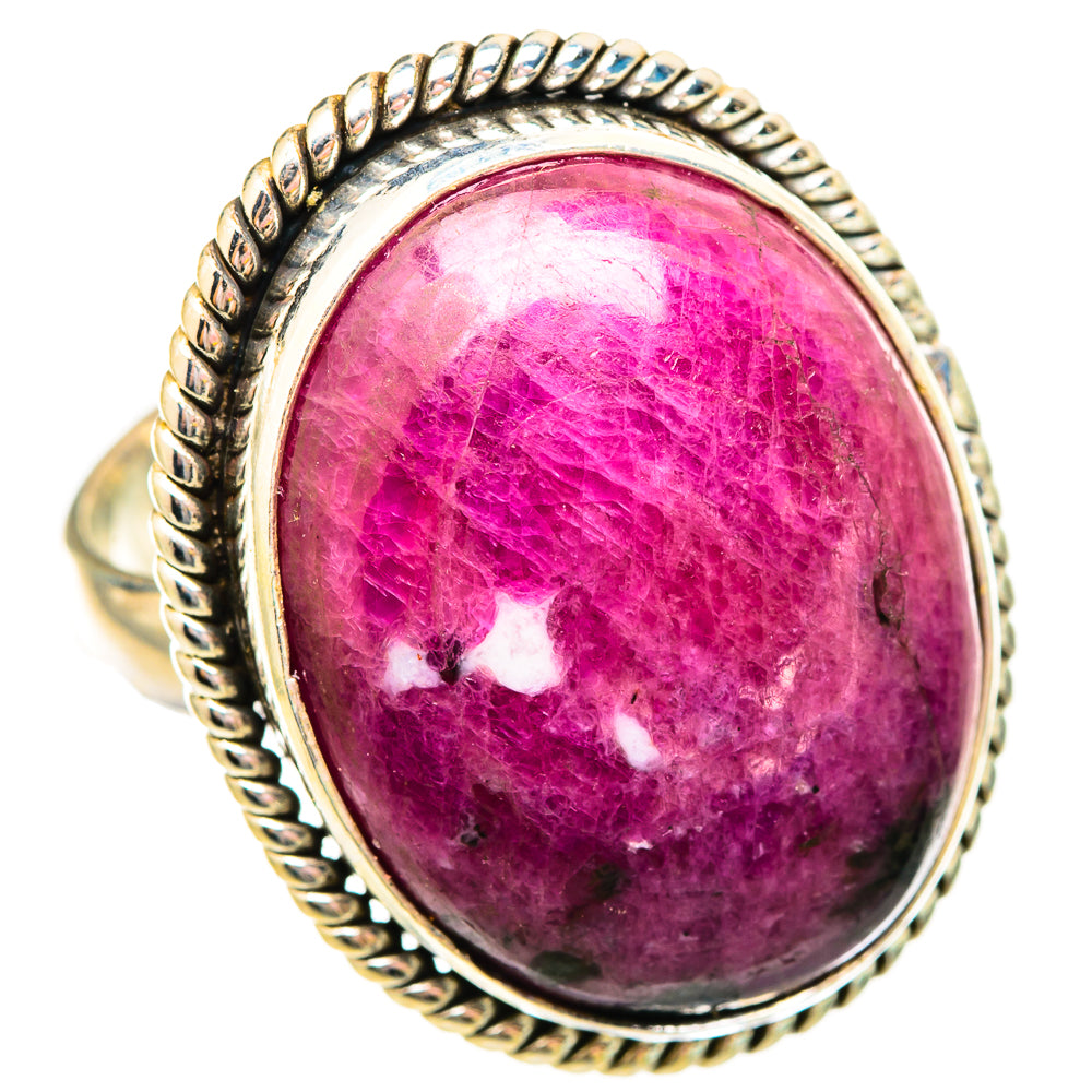 Ruby Fuchsite Rings handcrafted by Anasilvercos - RING115755 - Photo 2