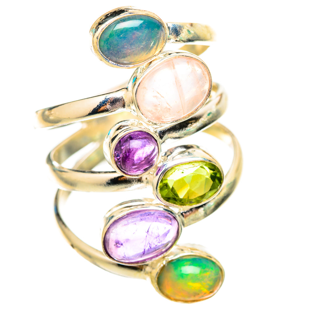 Rose Quartz Rings handcrafted by Anasilvercos - RING115804 - Photo 2