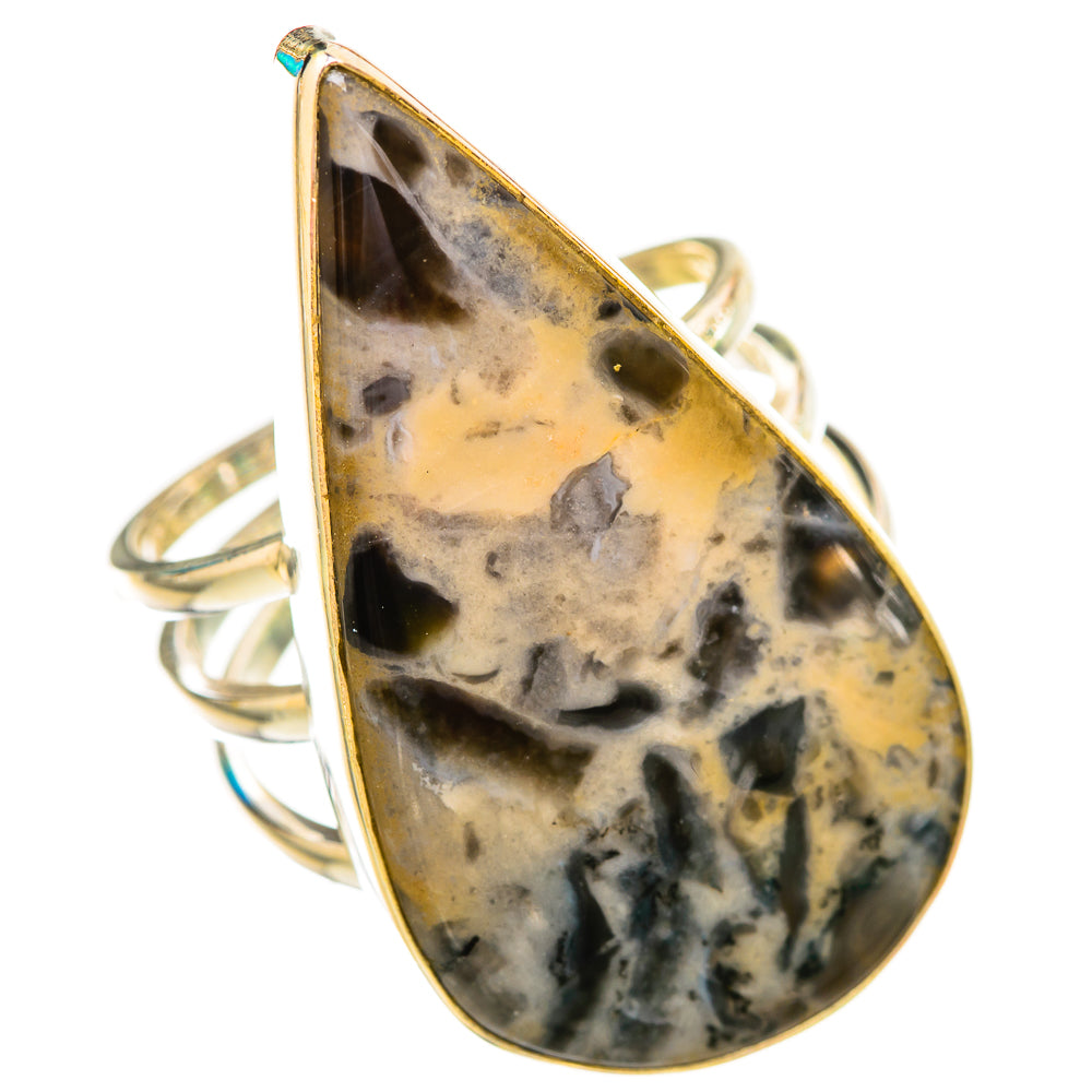 Tiger Dendrite Agate Rings handcrafted by Anasilvercos - RING115839 - Photo 2
