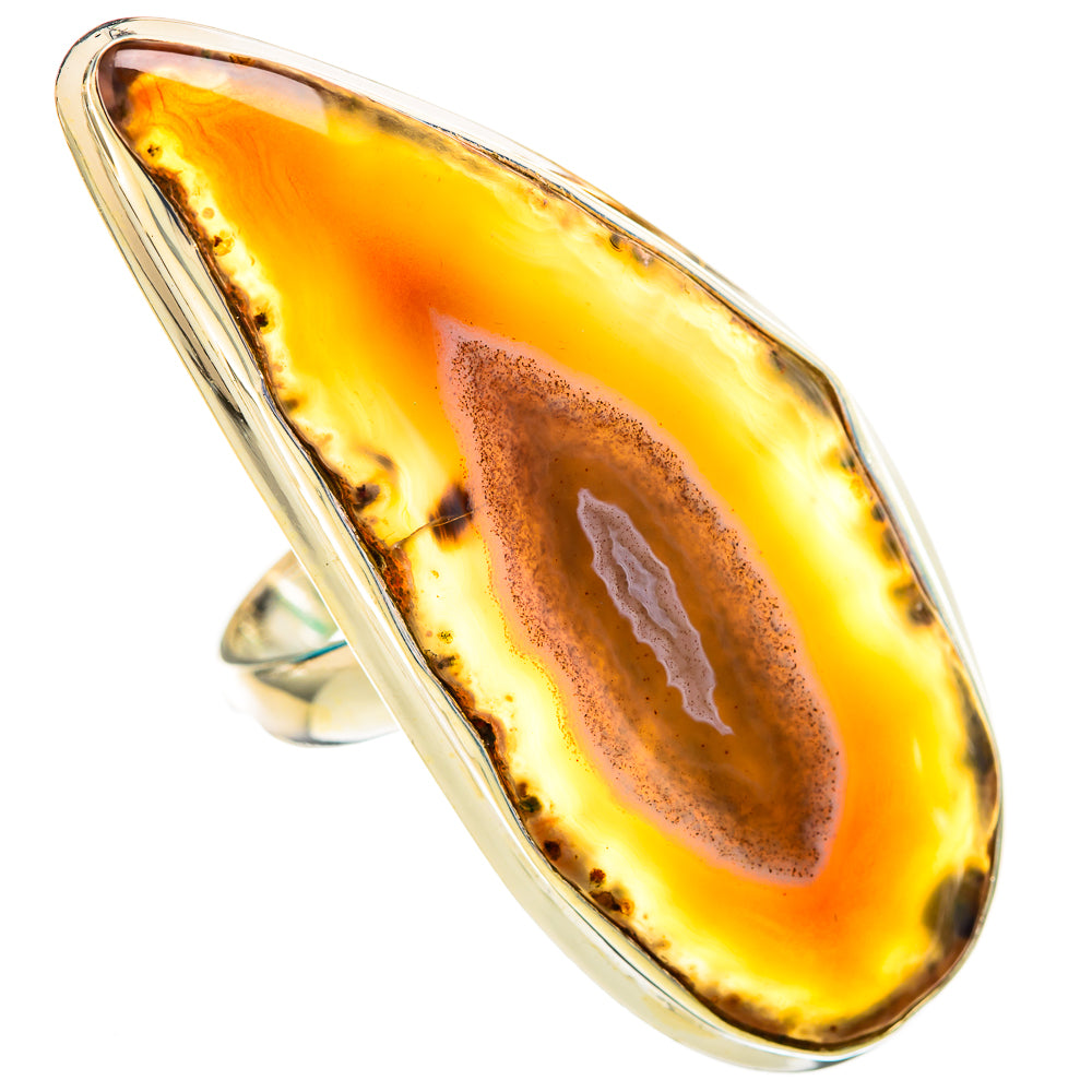Botswana Agate Rings handcrafted by Anasilvercos - RING115841 - Photo 2