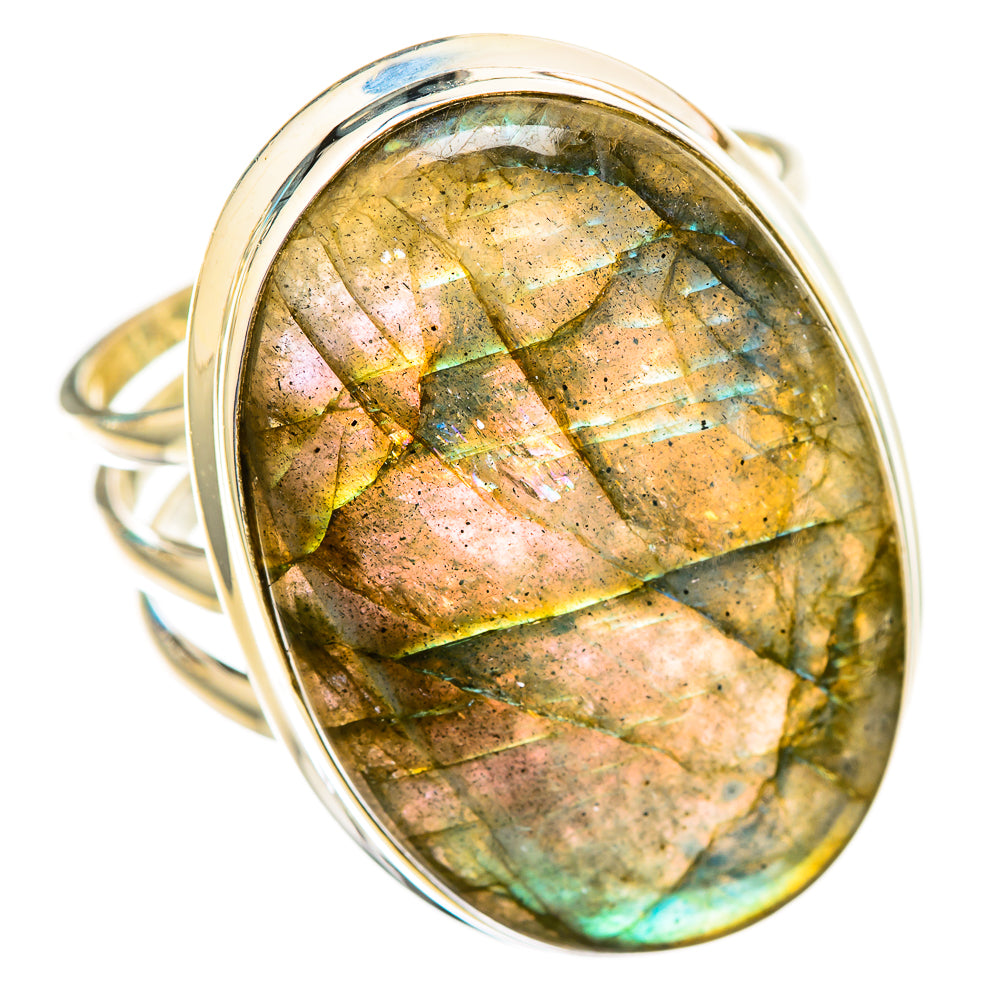 Labradorite Rings handcrafted by Anasilvercos - RING115862 - Photo 2