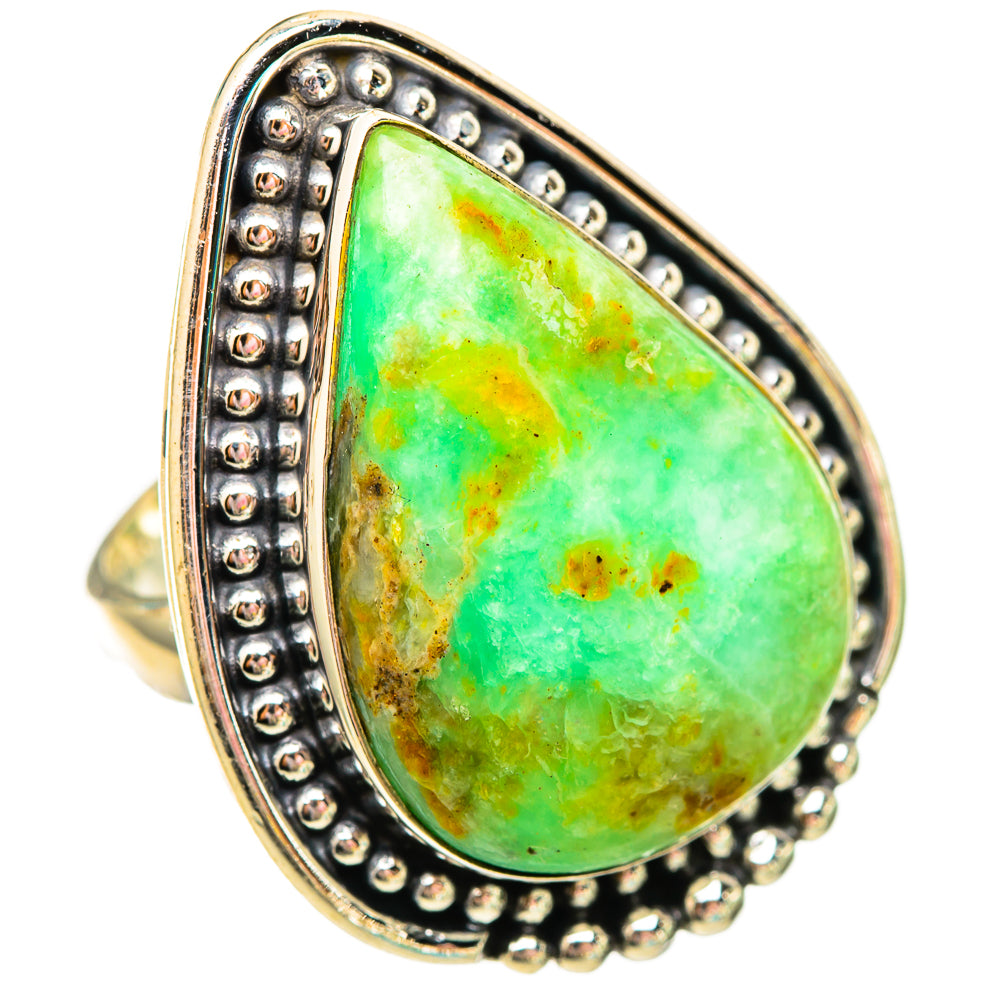 Peruvian Opal Rings handcrafted by Anasilvercos - RING115877 - Photo 2