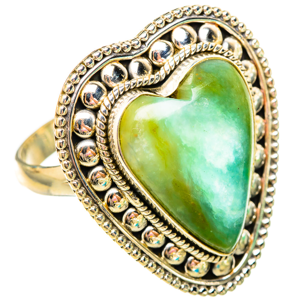 Peruvian Opal Rings handcrafted by Anasilvercos - RING115878 - Photo 2