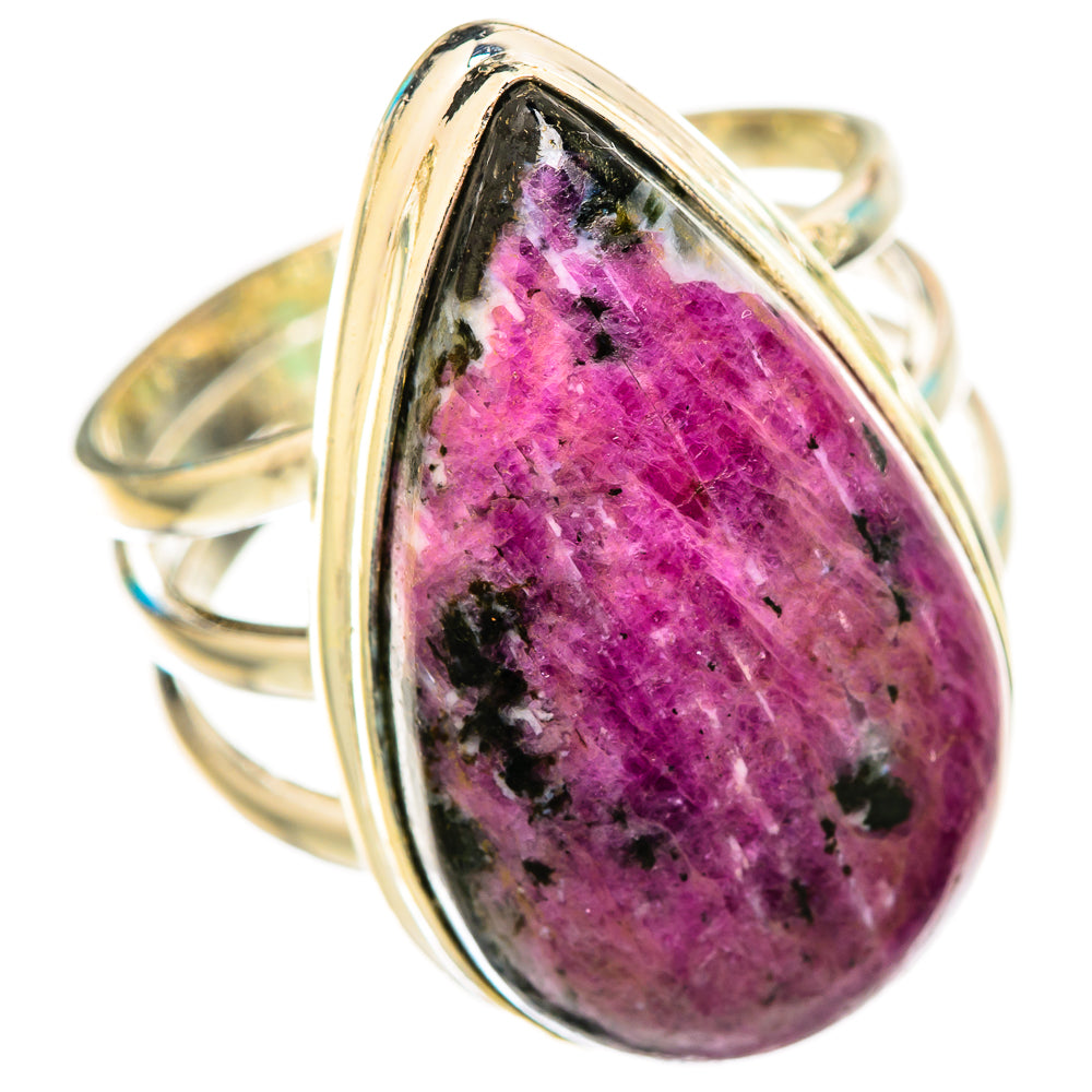 Russian Eudialyte Rings handcrafted by Anasilvercos - RING115885 - Photo 2