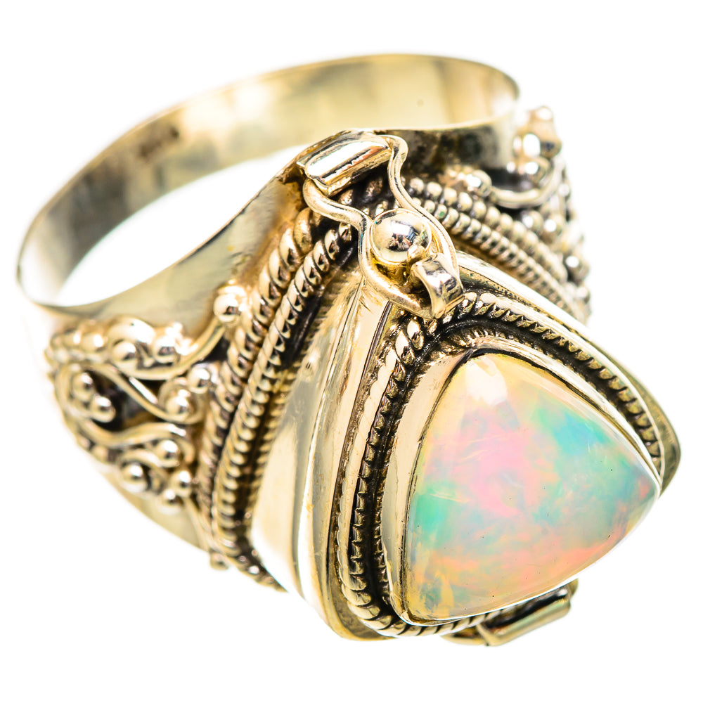 Ethiopian Opal Rings handcrafted by Anasilvercos - RING115919 - Photo 2