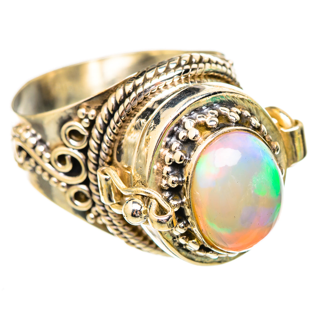 Ethiopian Opal Rings handcrafted by Anasilvercos - RING115946 - Photo 2