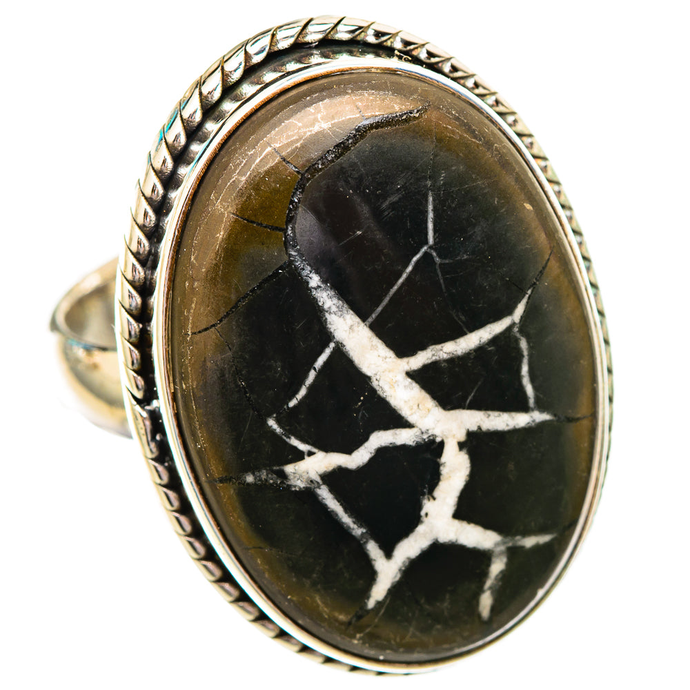 Septarian Geode Rings handcrafted by Anasilvercos - RING115964 - Photo 2