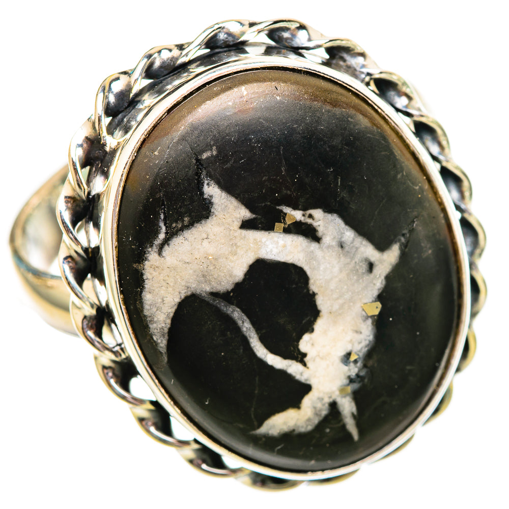 Septarian Geode Rings handcrafted by Anasilvercos - RING115984 - Photo 2