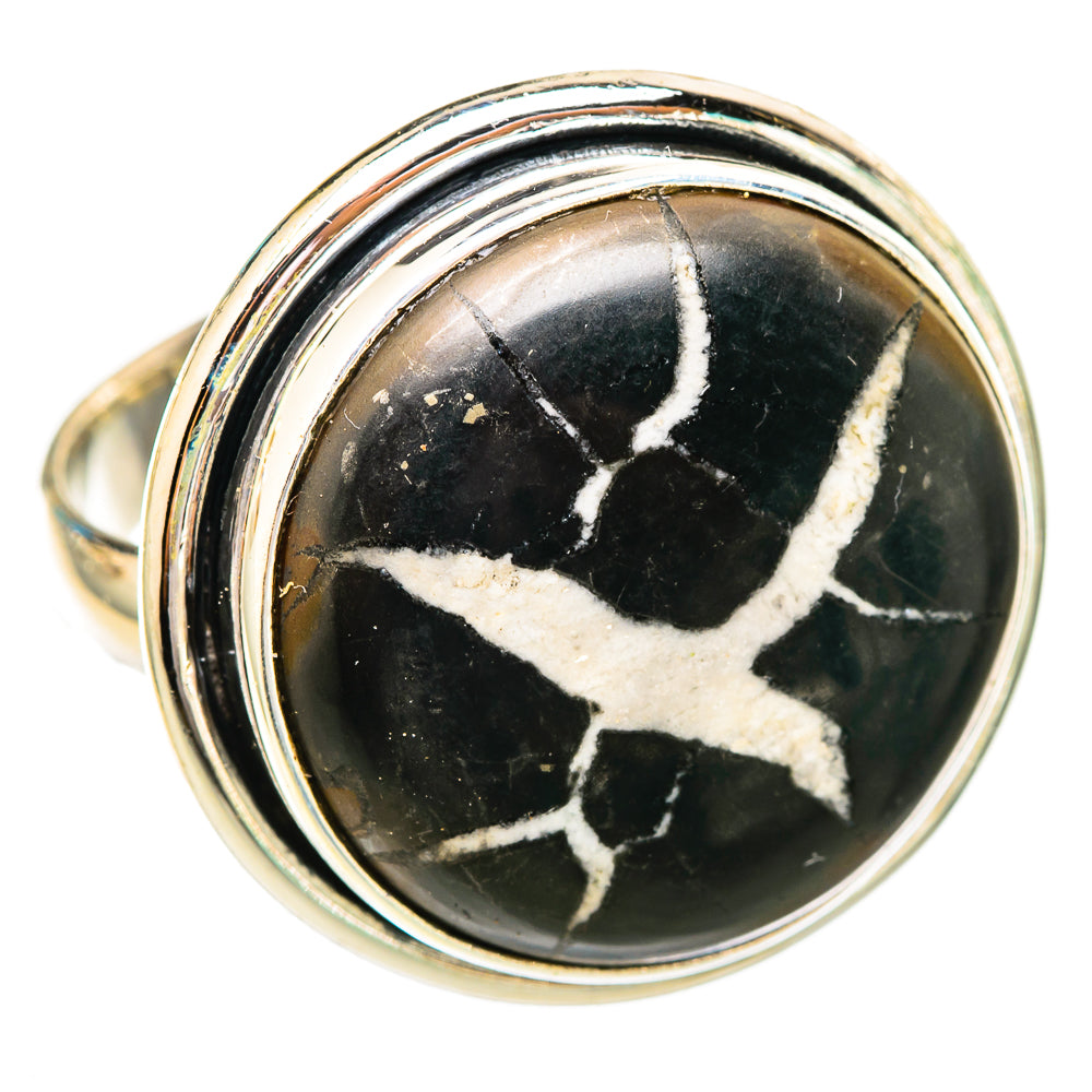 Septarian Geode Rings handcrafted by Anasilvercos - RING115985 - Photo 2