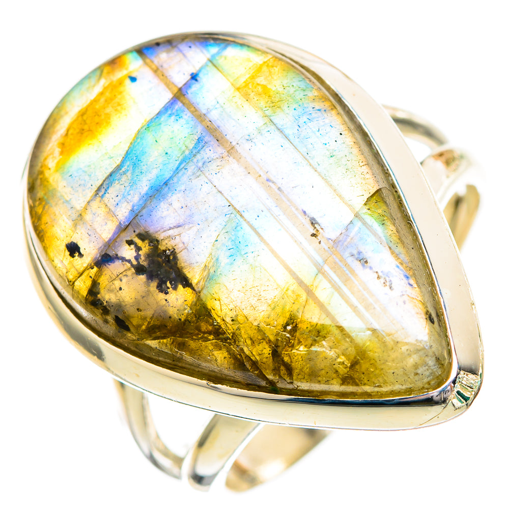 Labradorite Rings handcrafted by Anasilvercos - RING115989 - Photo 2