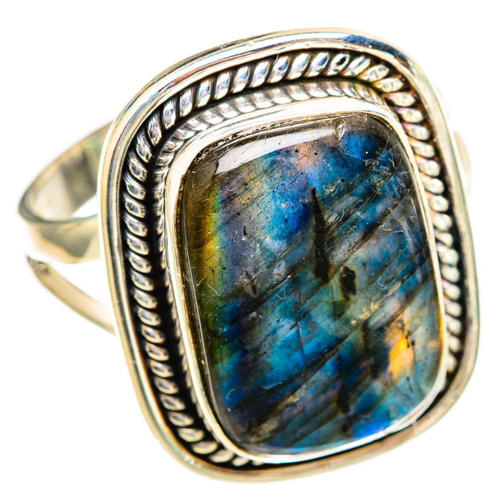 Labradorite Rings handcrafted by Anasilvercos - RING115993 - Photo 2