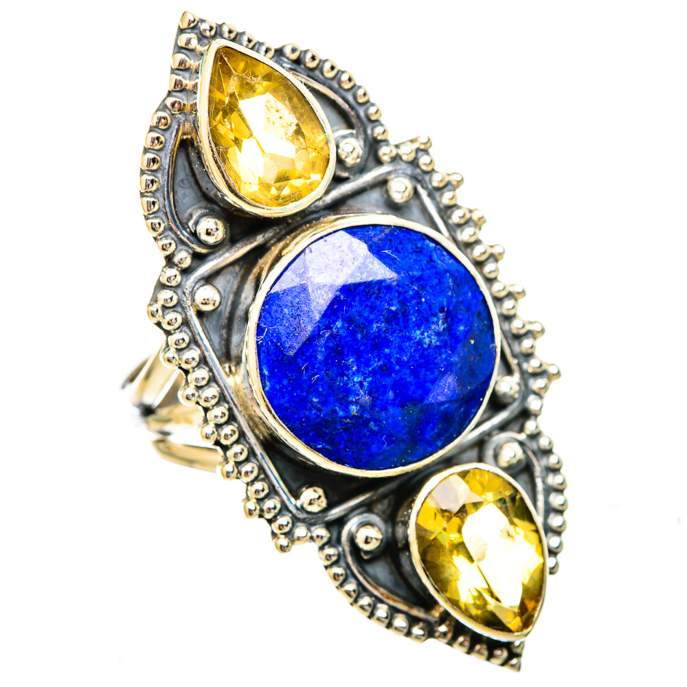 Lapis Lazuli Rings handcrafted by Anasilvercos - RING116002 - Photo 2