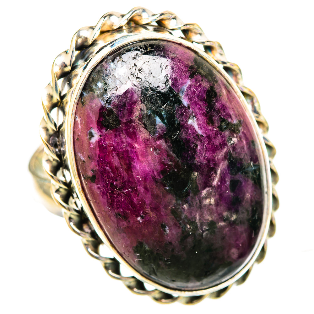 Russian Eudialyte Rings handcrafted by Anasilvercos - RING116018 - Photo 2