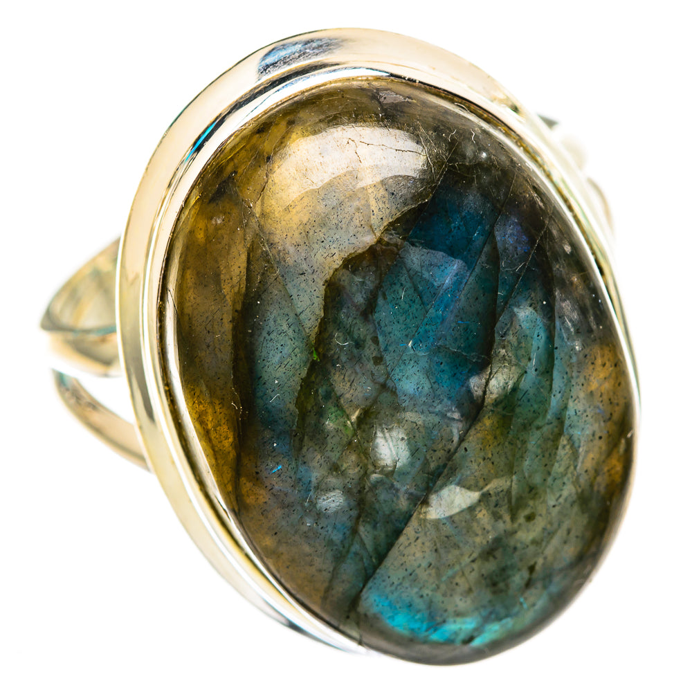 Labradorite Rings handcrafted by Anasilvercos - RING116045 - Photo 2
