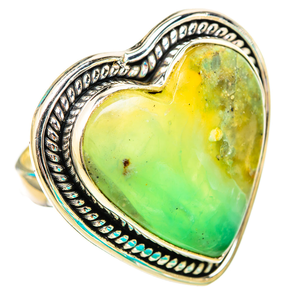 Peruvian Opal Rings handcrafted by Anasilvercos - RING116051 - Photo 2