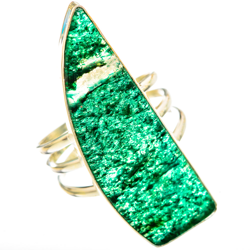 Green Aventurine Rings handcrafted by Anasilvercos - RING116055 - Photo 2