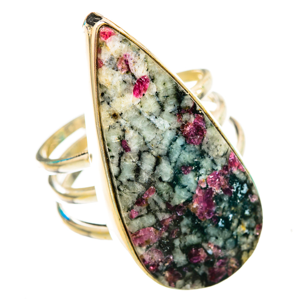 Russian Eudialyte Rings handcrafted by Anasilvercos - RING116063 - Photo 2