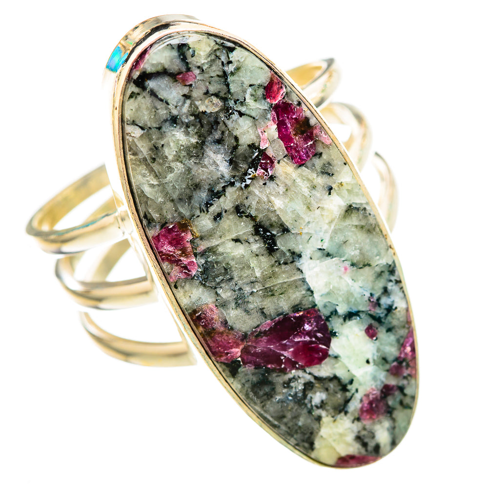 Russian Eudialyte Rings handcrafted by Anasilvercos - RING116064 - Photo 2