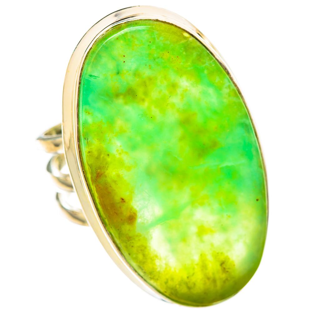 Peruvian Opal Rings handcrafted by Anasilvercos - RING116096 - Photo 2