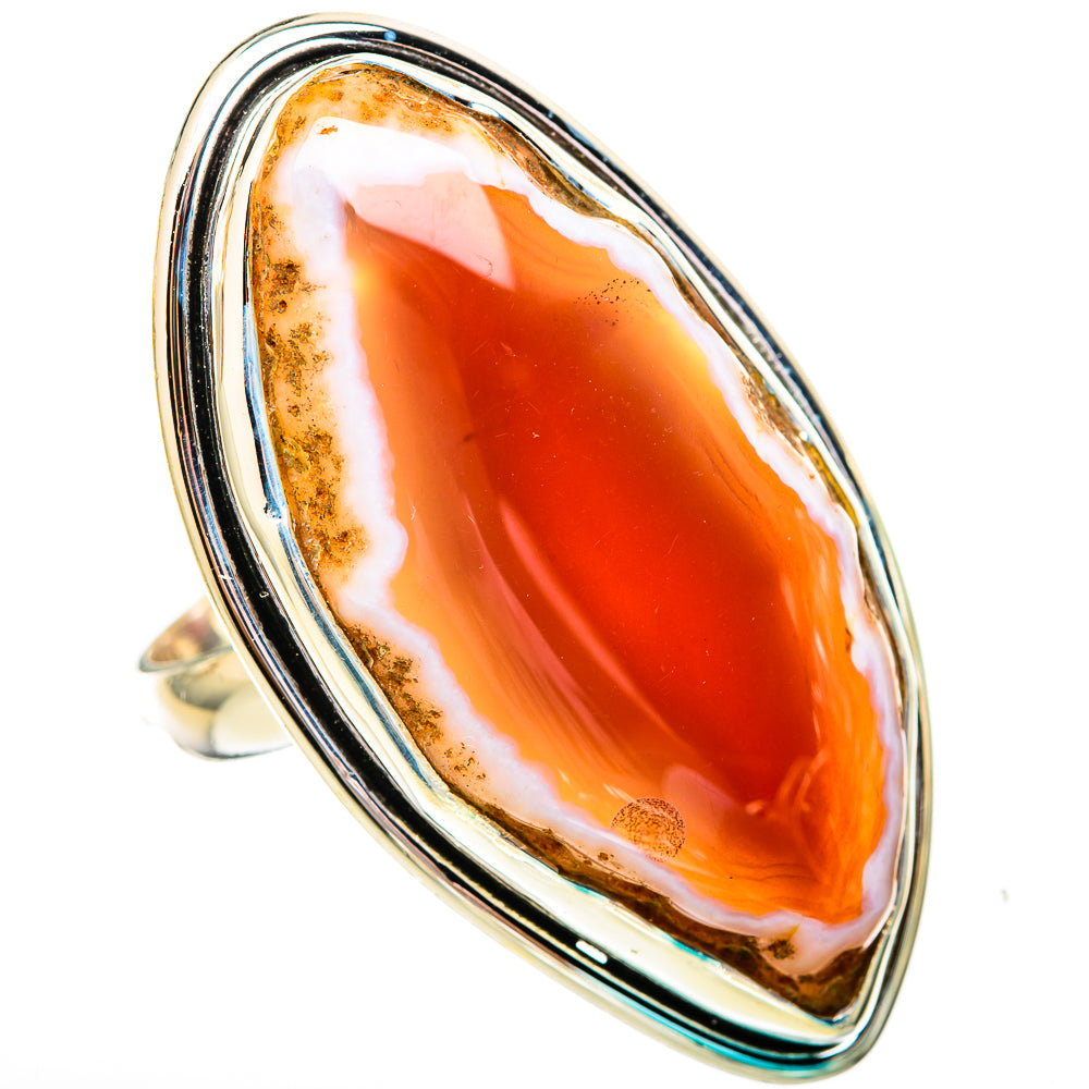 Botswana Agate Rings handcrafted by Anasilvercos - RING116099 - Photo 2