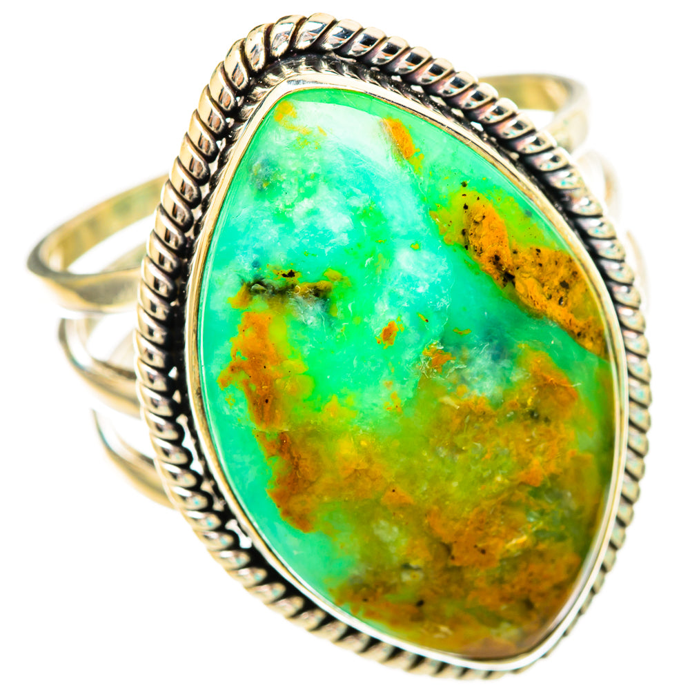 Peruvian Opal Rings handcrafted by Anasilvercos - RING116111 - Photo 2