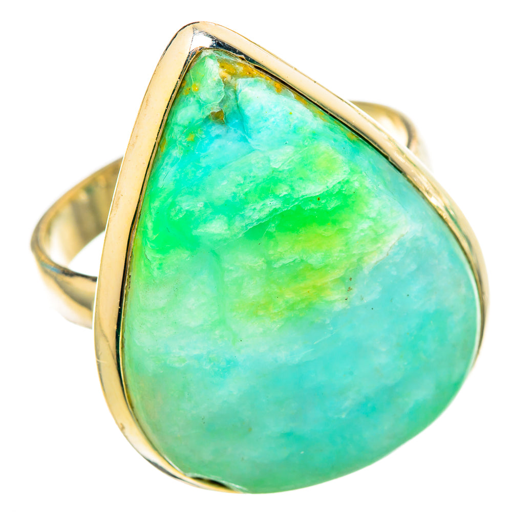 Peruvian Opal Rings handcrafted by Anasilvercos - RING116113 - Photo 2