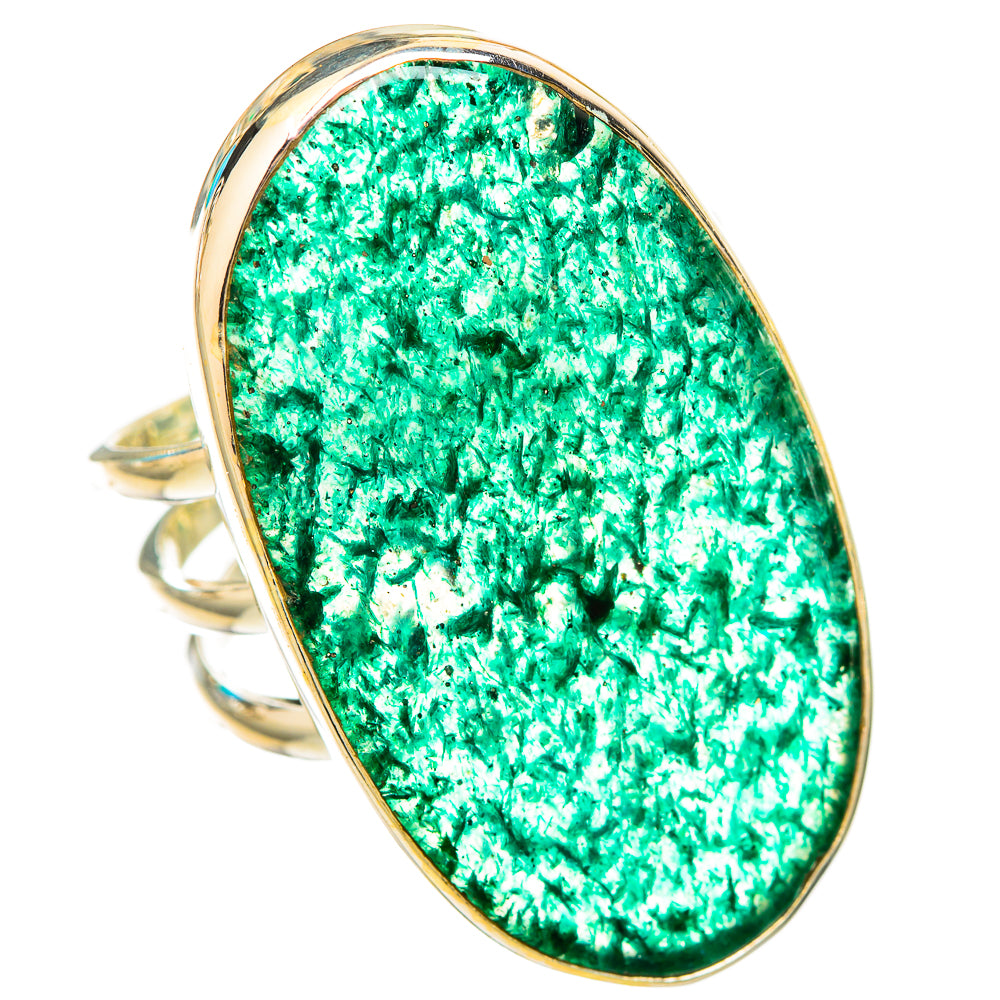 Green Aventurine Rings handcrafted by Anasilvercos - RING116121 - Photo 2