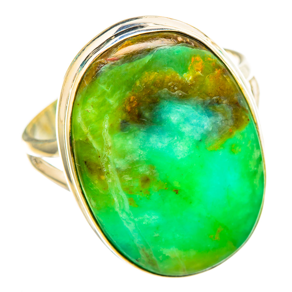 Peruvian Opal Rings handcrafted by Anasilvercos - RING116123 - Photo 2