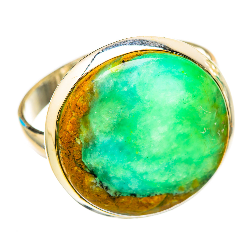 Peruvian Opal Rings handcrafted by Anasilvercos - RING116125 - Photo 2