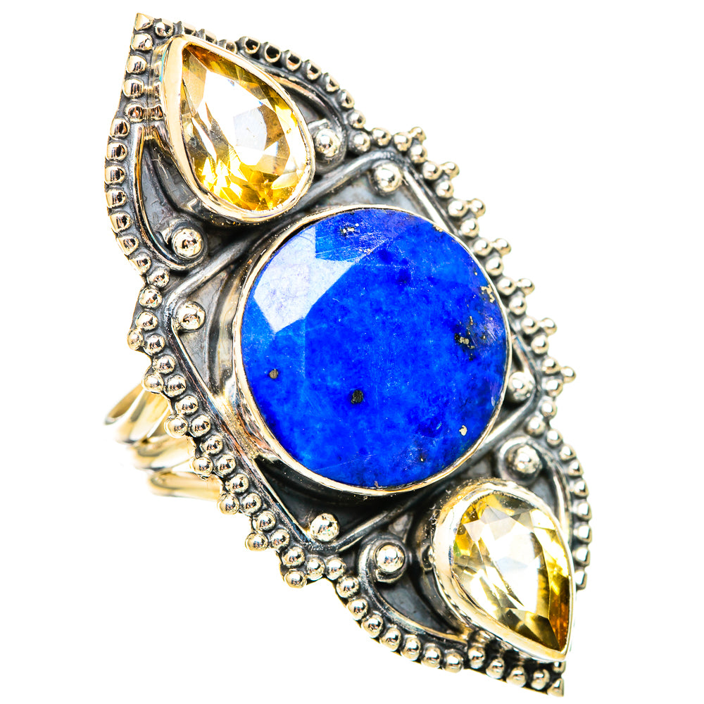 Lapis Lazuli Rings handcrafted by Anasilvercos - RING116144 - Photo 2