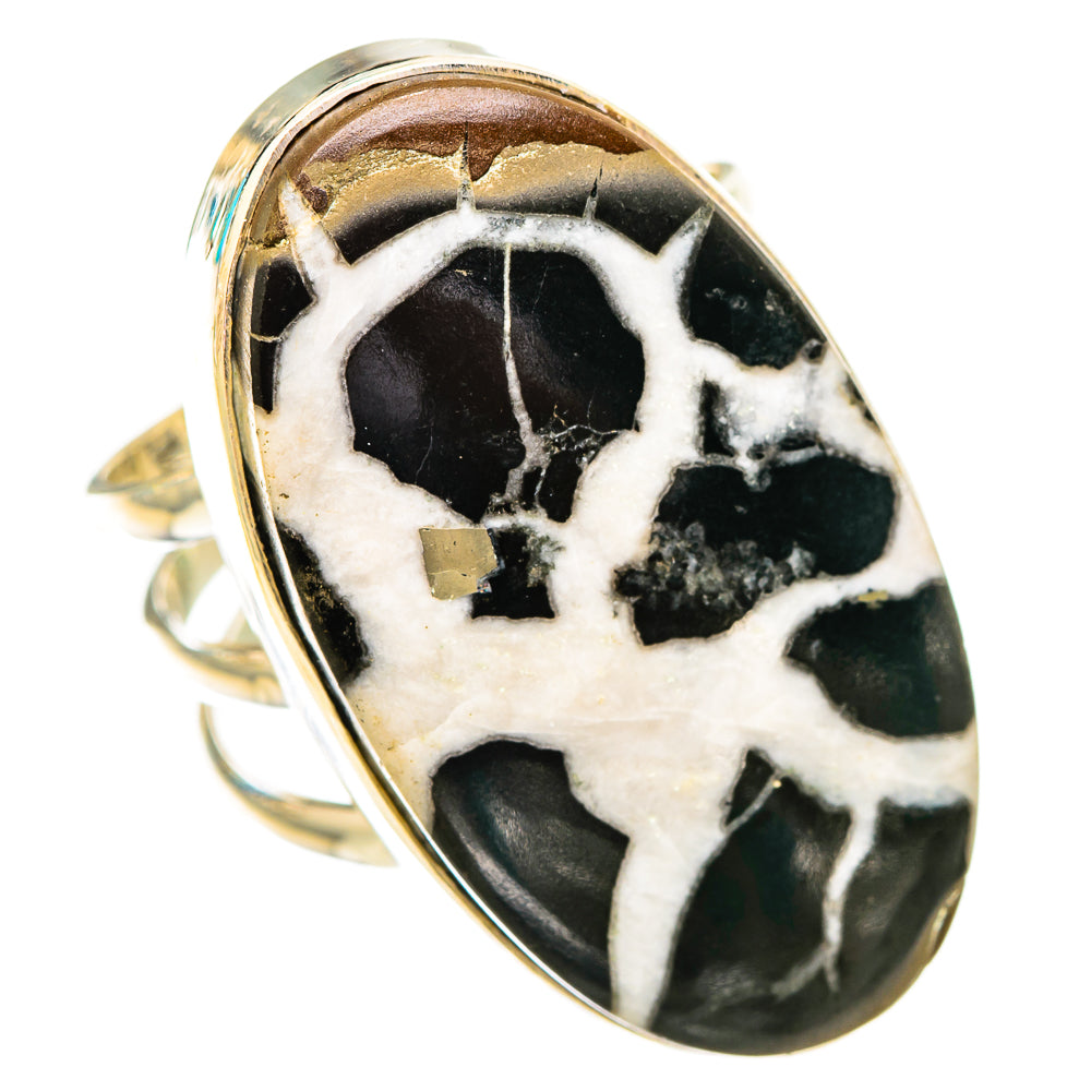 Septarian Geode Rings handcrafted by Anasilvercos - RING116154 - Photo 2